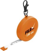Filfishing - Meetlint 150 cm - Oranje Rolmaat