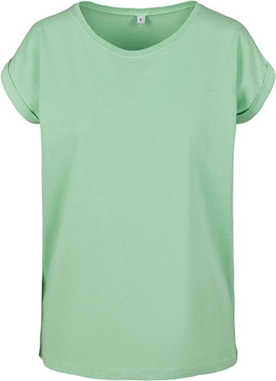 Wayleb Dames katoenen T-shirt met lange mouwen ronde hals casual lange mouwen effen herfst T-shirt top elegant basic vrije tijd - XS-XXL, Witte en zwarte strepen, S
