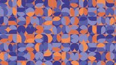 Fotobehang Retro Pattern, Geometric Colorful Abstract - Vliesbehang - 360 x 240 cm