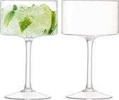L.S.A. - Otis Cocktailglas 280 ml Set van 2 Stuks - Glas - Transparant