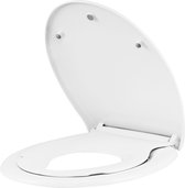 Siège de toilette Wit Woltu en forme de O avec mécanisme de fermeture en douceur pour siège enfant amovible pour couvercle de toilette familial à dégagement Quick