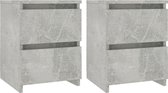 vidaXL-Nachtkastjes-2-st-30x30x40-cm-bewerkt-hout-betongrijs