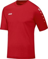 Jako Team SS T-shirt Heren Sportshirt performance - Maat S  - Mannen - rood