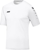 Jako Team SS T-shirt Sportshirt performance - Maat 128  - Unisex - wit