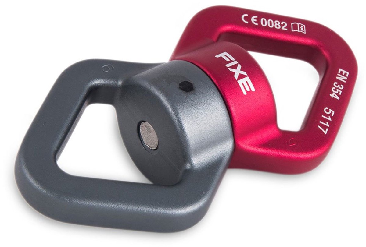 Fixe Climbing Gear Draaiplateau Voor Tas Rood,Grijs