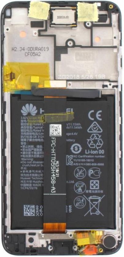Huawei Y5 2018/Y5 Prime 2018 (DRA-L02) LCD Display / Beeldscherm Module,  Zwart, Incl.... | bol.com
