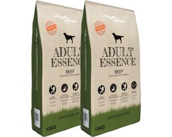 vidaXL - Premium - hondenvoer - droog - Adult - Essence - Beef - 30 - kg - 2 - st