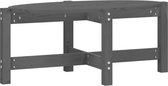 vidaXL - Salontafel - 87x48x35 - cm - massief - grenenhout - grijs