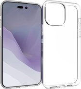 Accezz Hoesje Geschikt voor iPhone 14 Pro Max Hoesje Siliconen - Accezz Clear Backcover - Transparant