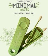 green-goose® Herbuikbaar Wattenstaafje en Make-up Applicator | Duurzame Wattenstaafjes | Siliconen Make-up Remover | Wasbaar