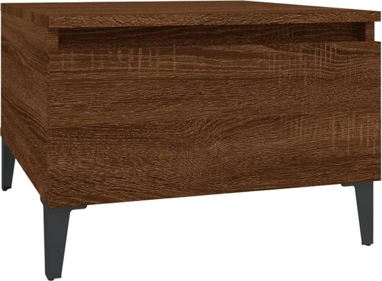 vidaXL-Bijzettafel-50x46x35-cm-bewerkt-hout-bruin-eikenkleur