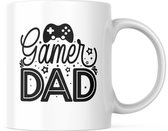 Vaderdag Mok met tekst: Gamer dad | Voor Papa | Vaderdag Cadeau | Grappige mok | Koffiemok | Koffiebeker | Theemok | Theebeker