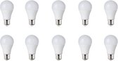 Pack de 10 ampoules LED - Raccord E27 - 15W - Blanc chaud 3000K