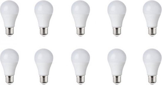 LED Lamp 10 Pack - E27 Fitting - 15W - Warm Wit 3000K