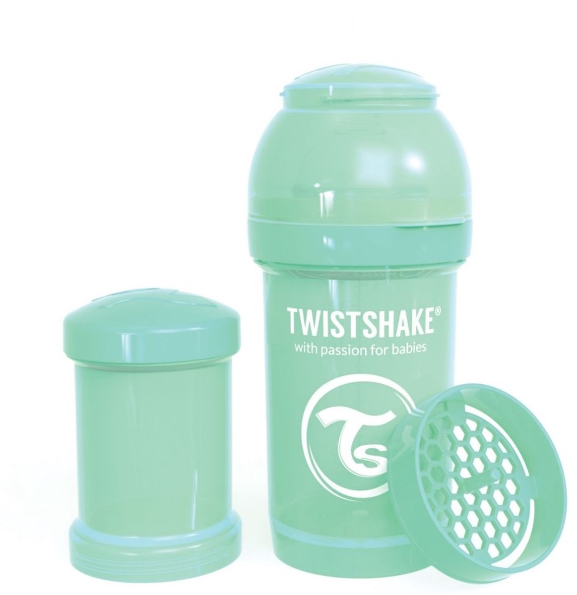 Drinkflesje Antikoliek 180 ml - Muntgroen | Twistshake