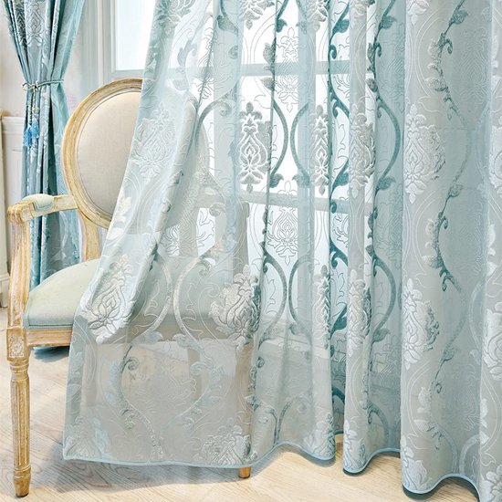 Rideau rideau, semi-transparent, vintage, rétro, baroque, rideau