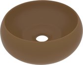 vidaXL-Wastafel-rond-40x15-cm-keramiek-matcrème