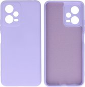 Xiaomi Poco X5 Hoesje - 2.0mm Dikke Fashion Telefoonhoesje Backcover - Siliconen Hoesje - Paars