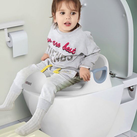 Nifkos Abattant WC pour Enfants - Potty Trainer - WC Blanc - Abattant avec  Protection