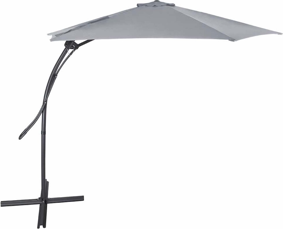 Feel Furniture - Zweefparasol - 3 Meter - Lichtgrijs