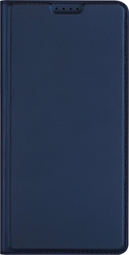 Dux Ducis Hoesje Met Pasjeshouder Geschikt voor Oppo A98 - Dux Ducis Slim Softcase Bookcase - Donkerblauw