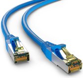 S/FTP CAT6a 10 Gigabit netwerkkabel / blauw - LSZH - 10 meter