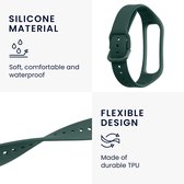 kwmobile bandje geschikt voor Samsung Galaxy Fit 2 - Armband voor fitnesstracker in donkergroen - Horlogeband