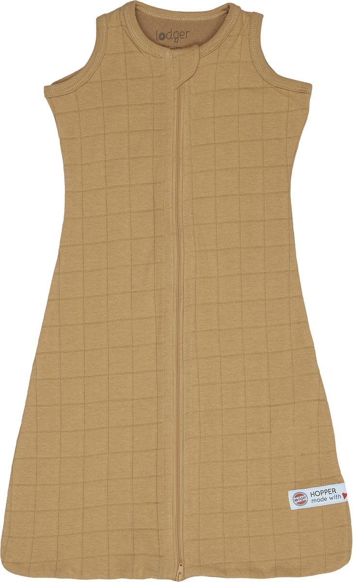 Lodger Baby slaapzak Hopper Solid Okergeel Mouwloos 50/62