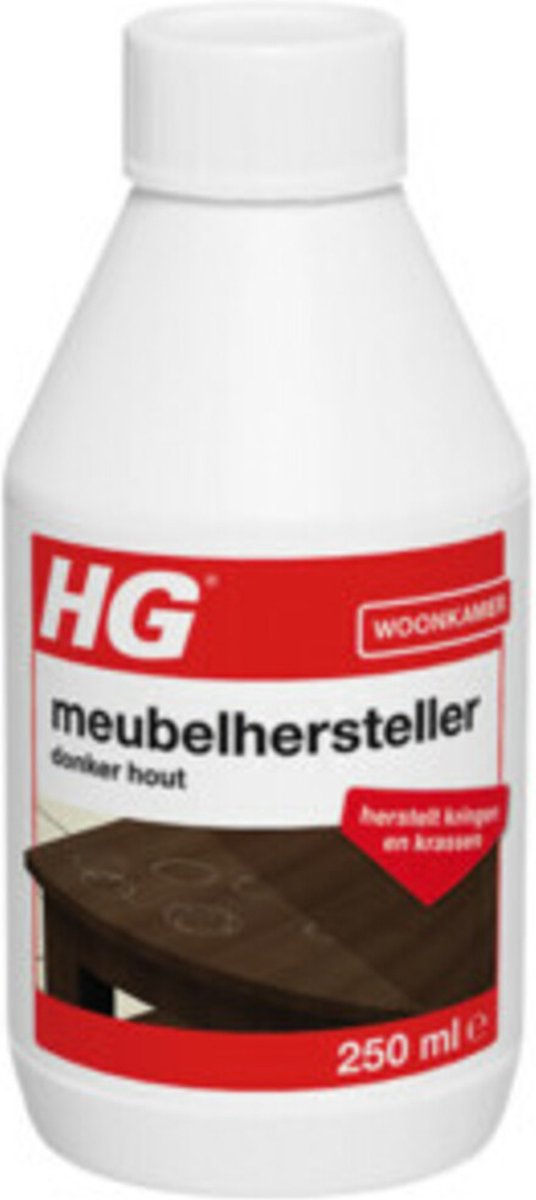 HG Meubelhersteller Donker Hout - 6 x 250 ml - Voordeelverpakking
