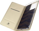 Hoes Geschikt voor Redmi Note 12 4G/5G Kaartvak Stand-functie Dux Ducis goud