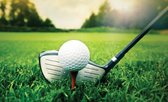 Fotobehang - Vlies Behang - Golf - Golfclub - 254 x 184 cm