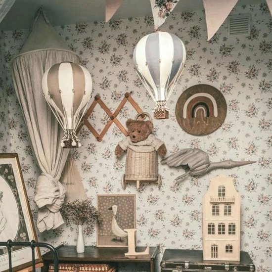 Super Balloon Luchtballon - beige en donker grijs — afbeelding 2