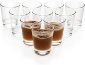 Borrelglaasjes 5 cl / 50 ml set borrelglaasjes - vaatwasmachinebestendig - glazen voor wodka tequila (10)