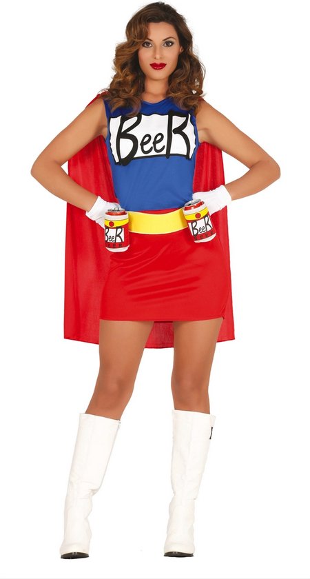 Superheld Kostuum Beer Dames