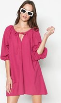 Pink Pareo Strandkleding -One size- Dames zomer strandjurk korte mini-jurk strandponcho casual losse pareo