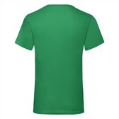 Fruit Of The Loom - 5 Pièces T- Shirts Valueweight Col en V- Vert - XL