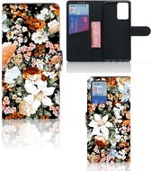 Hoesje geschikt voor Xiaomi Redmi Note 10 Pro Dark Flowers