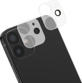 kwmobile lens protector set van 2 - geschikt voor Apple iPhone 12 - Gemaakt van gehard glas - Beschermt camera en lens van je smartphone