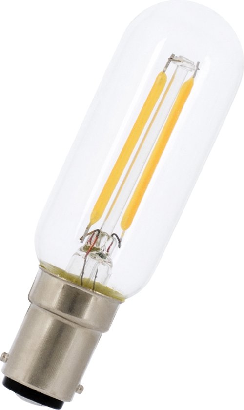 Lampe tube Bailey LED filament 2W (remplace 22W) raccord baïonnette Ba15d