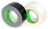 Nichiban   -  Duct tape   -  50mm x 25m   -  Zwart / Wit   -  2 pack