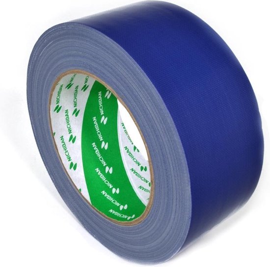 Nichiban - duct tape - 50 mm x 25 m - Blauw