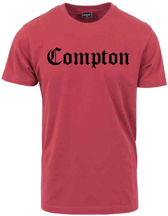 Mister Tee - Compton Heren T-shirt - M - Rood