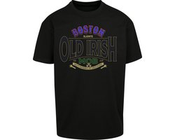 OVERSIZED! Heren - Mannen - Streetwear - Dikke Kwaliteit - Dikke stof - Urban - Modern - T-Shirt - Casual - Old Irish - Mob - Whiskey - Boozing T-Shirt zwart