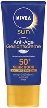 NIVEA Sun Anti-Age SPF 50 Zonnebrand Gezichtscrème - 50 ml