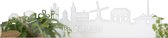 Skyline Beuningen Spiegel - 80 cm - Woondecoratie - Wanddecoratie - Meer steden beschikbaar - Woonkamer idee - City Art - Steden kunst - Cadeau voor hem - Cadeau voor haar - Jubileum - Trouwerij - WoodWideCities