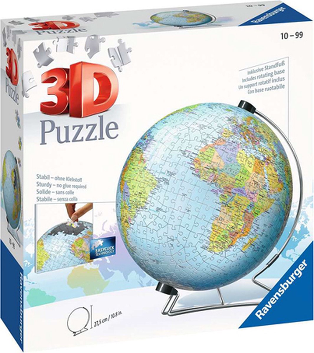Ravensburger 3D puzzel de aarde (Engels) - 3D Puzzel - 540 stukjes | bol