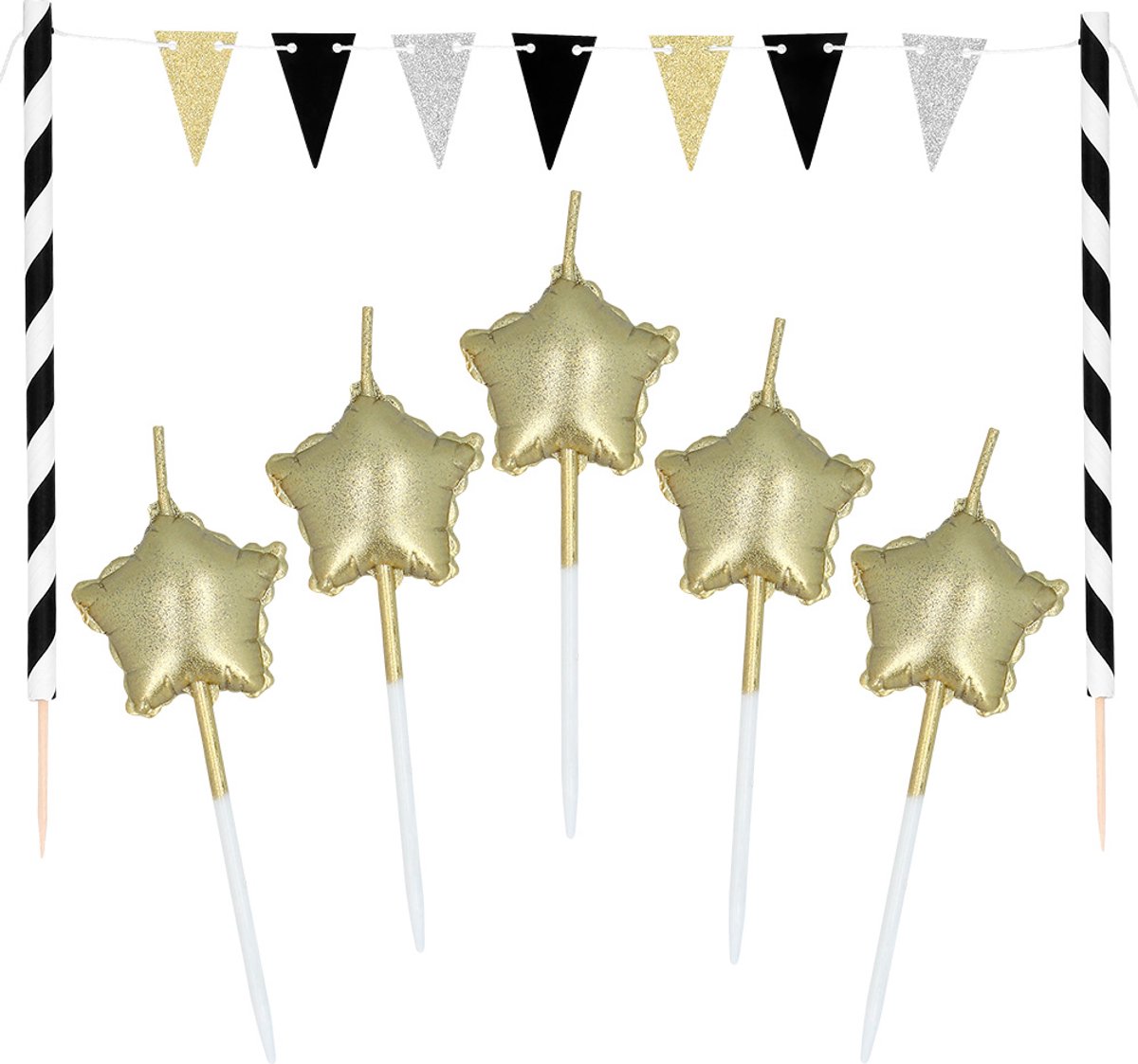 Taartdecoratie kit Party Time.