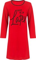 Temptation Big Shirt Femme Rouge TPNGD2110A - Tailles: XL