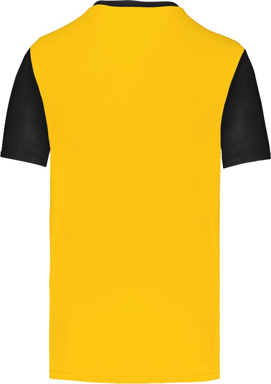 Tweekleurig herenshirt jersey met korte mouwen 'Proact' Yellow/Black - 3XL