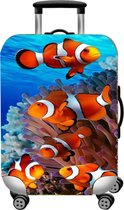 Koffer Beschermhoes - Elastisch kofferhoes Nemo clown vis - Medium